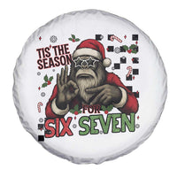 Funny Bigfoot Santa Tis The Season For Six Seven Meme Spare Tire Cover Christmas Gift - Wonder Print Shop