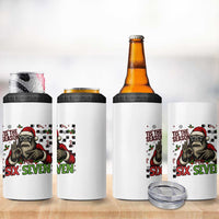 Funny Bigfoot Santa Tis The Season For Six Seven Meme 4 in 1 Can Cooler Tumbler Christmas Gift - Wonder Print Shop