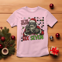 Funny Bigfoot Santa Tis The Season For Six Seven Meme T Shirt Christmas Gift - Wonder Print Shop