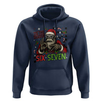 Funny Bigfoot Santa Tis The Season For Six Seven Meme Hoodie Christmas Gift - Wonder Print Shop