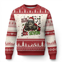 Funny Bigfoot Santa Tis The Season For Six Seven Meme Ugly Christmas Sweater Xmas Gift - Wonder Print Shop