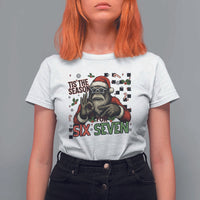 Funny Bigfoot Santa Tis The Season For Six Seven Meme T Shirt For Women Christmas Gift - Wonder Print Shop