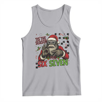 Funny Bigfoot Santa Tis The Season For Six Seven Meme Tank Top Christmas Gift - Wonder Print Shop