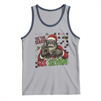 Funny Bigfoot Santa Tis The Season For Six Seven Meme Tank Top Christmas Gift - Wonder Print Shop