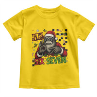 Funny Bigfoot Santa Tis The Season For Six Seven Meme Toddler T Shirt Christmas Gift - Wonder Print Shop
