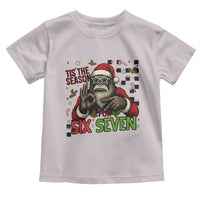 Funny Bigfoot Santa Tis The Season For Six Seven Meme Toddler T Shirt Christmas Gift - Wonder Print Shop