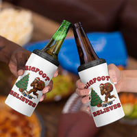 Funny Bigfoot Santa Believes Six Seven Meme 4 in 1 Can Cooler Tumbler Trendy Gen Z Xmas Gift - Wonder Print Shop