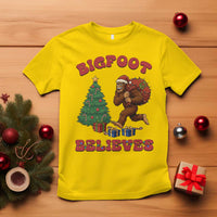 Funny Bigfoot Santa Believes Six Seven Meme T Shirt Trendy Gen Z Xmas Gift - Wonder Print Shop