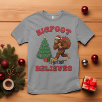 Funny Bigfoot Santa Believes Six Seven Meme T Shirt Trendy Gen Z Xmas Gift - Wonder Print Shop