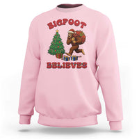 Funny Bigfoot Santa Believes Six Seven Meme Sweatshirt Trendy Gen Z Xmas Gift - Wonder Print Shop