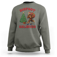 Funny Bigfoot Santa Believes Six Seven Meme Sweatshirt Trendy Gen Z Xmas Gift - Wonder Print Shop