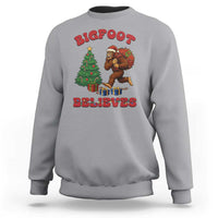 Funny Bigfoot Santa Believes Six Seven Meme Sweatshirt Trendy Gen Z Xmas Gift - Wonder Print Shop