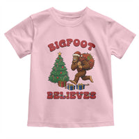 Funny Bigfoot Santa Believes Six Seven Meme Toddler T Shirt Trendy Gen Z Xmas Gift - Wonder Print Shop