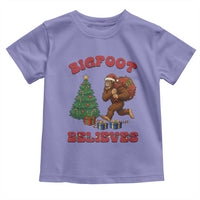 Funny Bigfoot Santa Believes Six Seven Meme Toddler T Shirt Trendy Gen Z Xmas Gift - Wonder Print Shop
