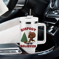 Funny Bigfoot Santa Believes Six Seven Meme Tumbler With Handle Trendy Gen Z Xmas Gift - Wonder Print Shop