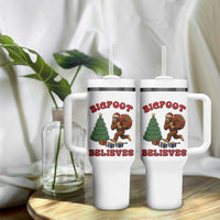 Funny Bigfoot Santa Believes Six Seven Meme Tumbler With Handle Trendy Gen Z Xmas Gift - Wonder Print Shop