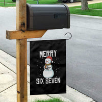 Funny Snowman Merry Six Seven Meme Garden Flag Christmas Trending 67 Gift - Wonder Print Shop