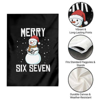 Funny Snowman Merry Six Seven Meme Garden Flag Christmas Trending 67 Gift - Wonder Print Shop