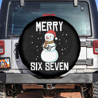Funny Snowman Merry Six Seven Meme Spare Tire Cover Christmas Trending 67 Gift - Wonder Print Shop