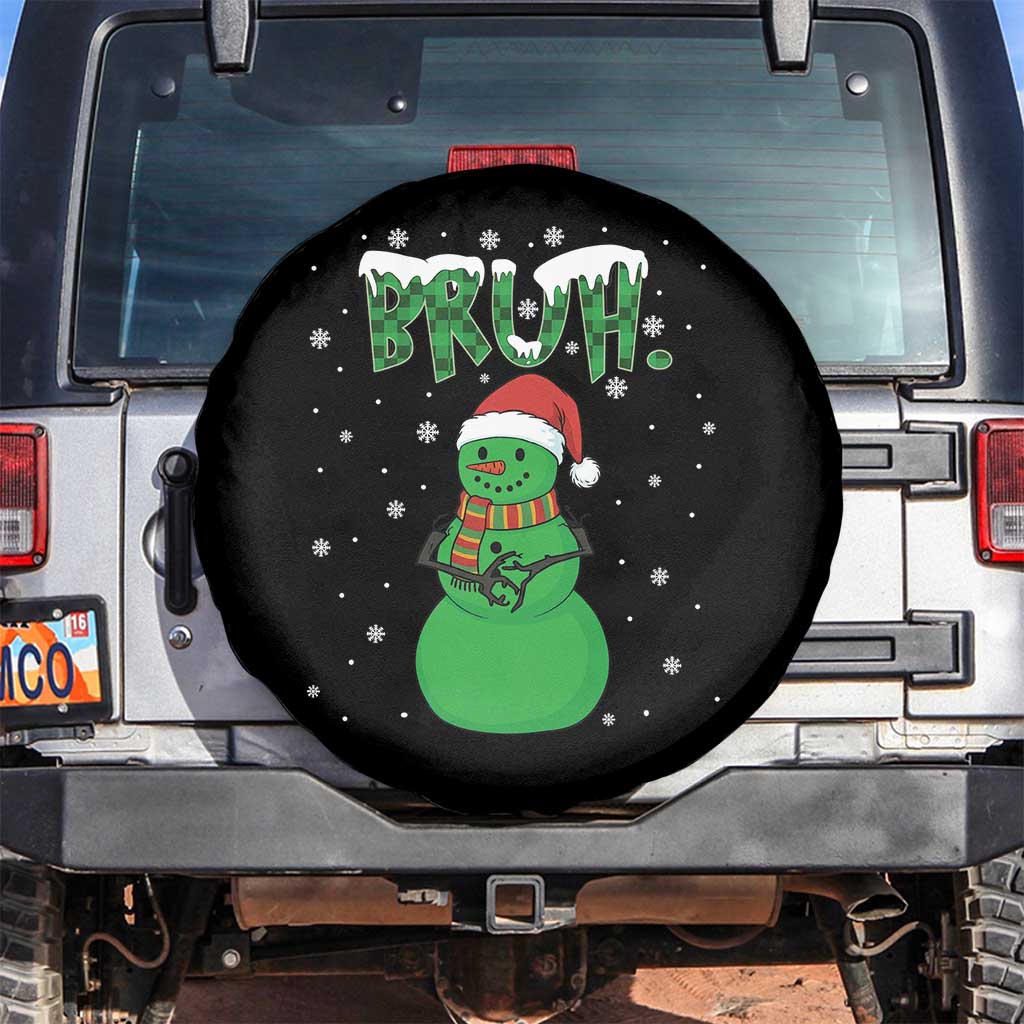 Funny Green Snowman Six Seven Meme Spare Tire Cover Christmas Gift For Gen Z - Wonder Print Shop
