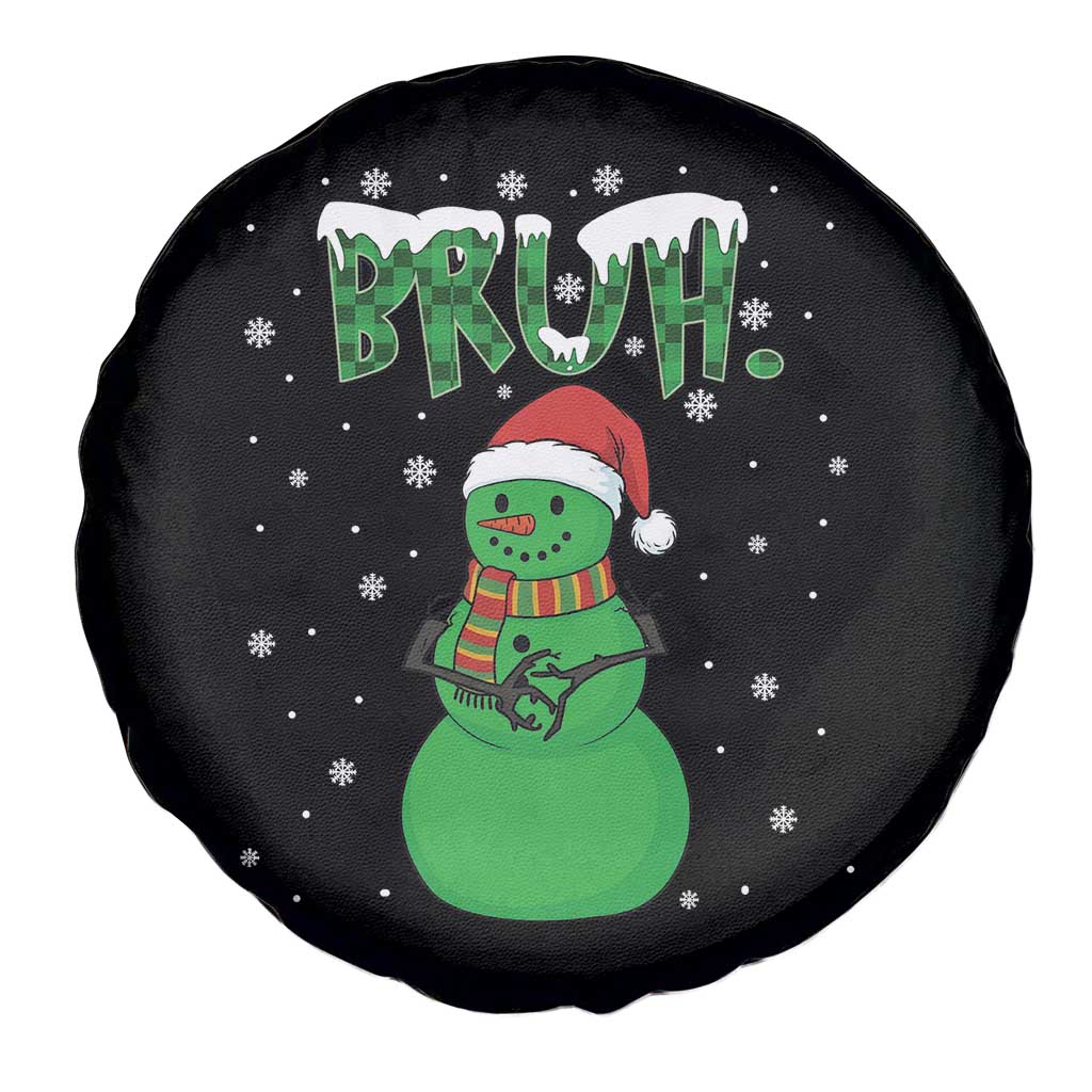 Funny Green Snowman Six Seven Meme Spare Tire Cover Christmas Gift For Gen Z - Wonder Print Shop
