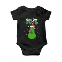 Funny Green Snowman Six Seven Meme Baby Onesie Christmas Gift For Gen Z - Wonder Print Shop