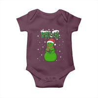 Funny Green Snowman Six Seven Meme Baby Onesie Christmas Gift For Gen Z - Wonder Print Shop