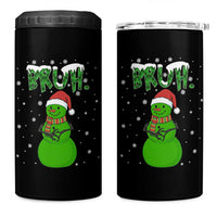 Funny Green Snowman Six Seven Meme 4 in 1 Can Cooler Tumbler Christmas Gift For Gen Z - Wonder Print Shop