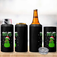 Funny Green Snowman Six Seven Meme 4 in 1 Can Cooler Tumbler Christmas Gift For Gen Z - Wonder Print Shop