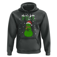 Funny Green Snowman Six Seven Meme Hoodie Christmas Gift For Gen Z - Wonder Print Shop