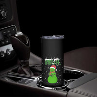 Funny Green Snowman Six Seven Meme Skinny Tumbler Christmas Gift For Gen Z - Wonder Print Shop