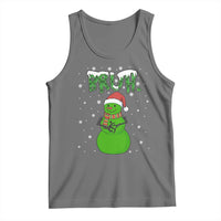 Funny Green Snowman Six Seven Meme Tank Top Christmas Gift For Gen Z - Wonder Print Shop