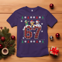 Funny Gen Z Alpha Ugly Xmas Gift T Shirt Gingerbread Snowman Elf Dabbing - Wonder Print Shop