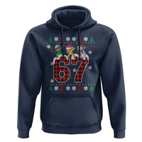 Funny Gen Z Alpha Ugly Xmas Gift Hoodie Gingerbread Snowman Elf Dabbing - Wonder Print Shop