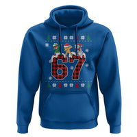Funny Gen Z Alpha Ugly Xmas Gift Hoodie Gingerbread Snowman Elf Dabbing - Wonder Print Shop