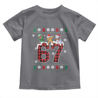 Funny Gen Z Alpha Ugly Xmas Gift Toddler T Shirt Gingerbread Snowman Elf Dabbing - Wonder Print Shop