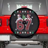 Six Seven Meme Snowman Santa Dab Spare Tire Cover Funny Christmas Ugly Sweater Gift - Wonder Print Shop