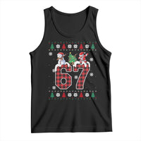 Six Seven Meme Snowman Santa Dab Tank Top Funny Christmas Ugly Sweater Gift - Wonder Print Shop