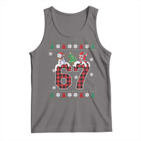 Six Seven Meme Snowman Santa Dab Tank Top Funny Christmas Ugly Sweater Gift - Wonder Print Shop