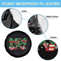 Funny Elf Dab Six Seven Meme Spare Tire Cover Christmas Trending 67 Gift - Wonder Print Shop