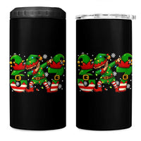 Funny Elf Dab Six Seven Meme 4 in 1 Can Cooler Tumbler Christmas Trending 67 Gift - Wonder Print Shop