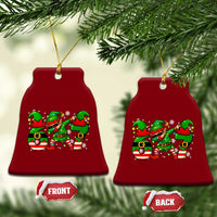 Funny Elf Dab Six Seven Meme Ceramic Ornament Christmas Trending 67 Gift - Wonder Print Shop