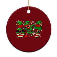 Funny Elf Dab Six Seven Meme Ceramic Ornament Christmas Trending 67 Gift - Wonder Print Shop