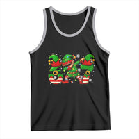 Funny Elf Dab Six Seven Meme Tank Top Christmas Trending 67 Gift - Wonder Print Shop