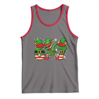 Funny Elf Dab Six Seven Meme Tank Top Christmas Trending 67 Gift - Wonder Print Shop