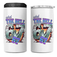 Funny Statue Of Liberty Six Seven Meme 4 in 1 Can Cooler Tumbler What The Hell Is 67 Gift - Wonder Print Shop