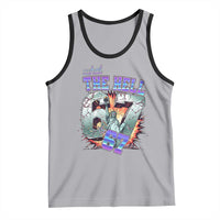 Funny Statue Of Liberty Six Seven Meme Tank Top What The Hell Is 67 Gift - Wonder Print Shop