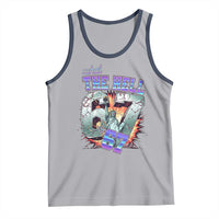 Funny Statue Of Liberty Six Seven Meme Tank Top What The Hell Is 67 Gift - Wonder Print Shop