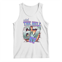 Funny Statue Of Liberty Six Seven Meme Tank Top What The Hell Is 67 Gift - Wonder Print Shop