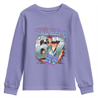 Funny Statue Of Liberty Six Seven Meme Youth Sweatshirt What The Hell Is 67 Gift - Wonder Print Shop